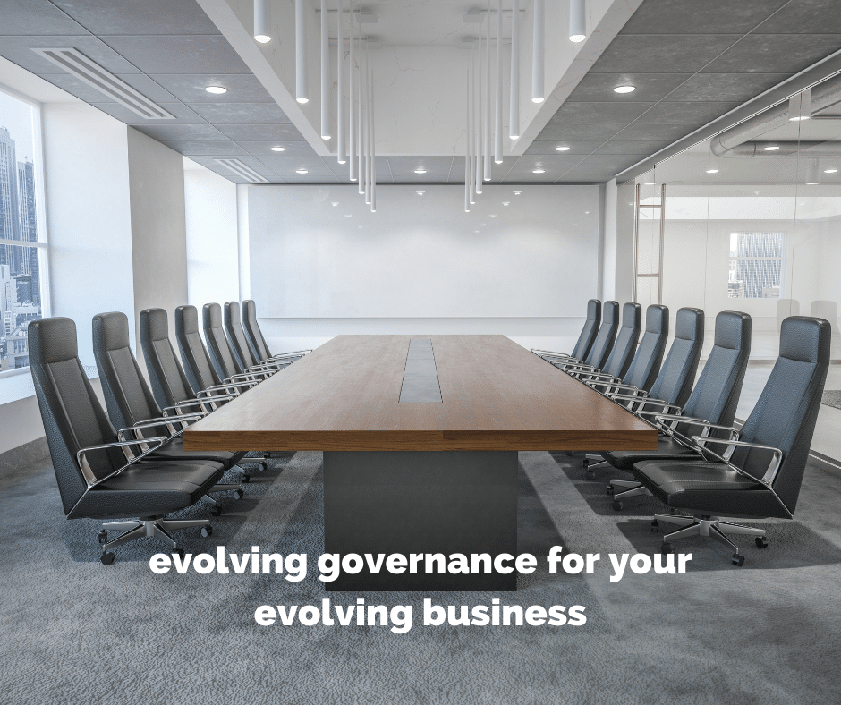 evolving governance
