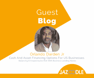 Guest Blog, Picture of Orlando Darden Jr Partern at David Allen Capital, author of blog above Jazoodle Logo